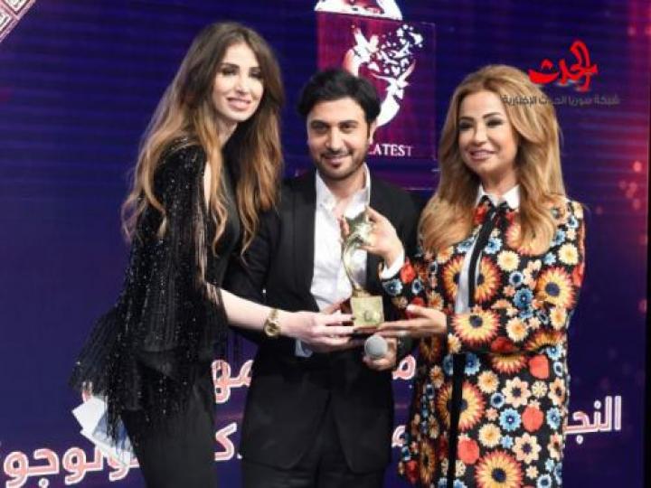 بالصور نجوم الوطن العربي يحتفلون في دبي رامي عياش و أمل بشوشة يحصدان الكاريزما والأناقة