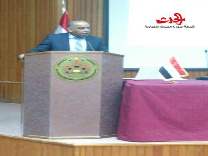 افتتاح المركز السوري البيلاروسي للتعاون العلمي و التقني في جامعة البعث