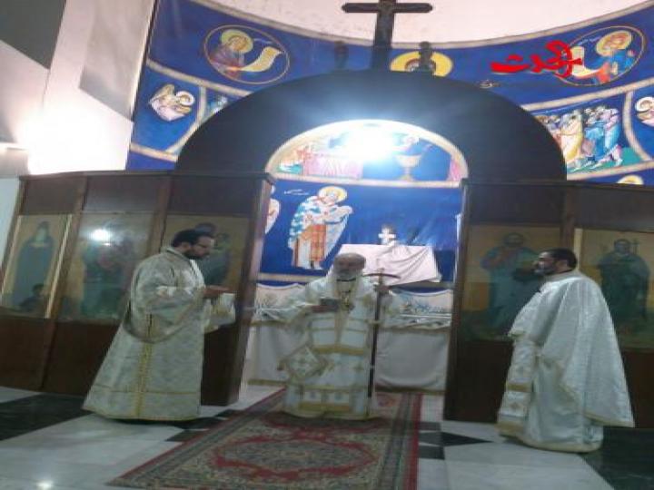 الإحتفال بذكرى سبت النور وقيامة يسوع المسيح في كنيسة أم النور في حي الأرمن بحمص