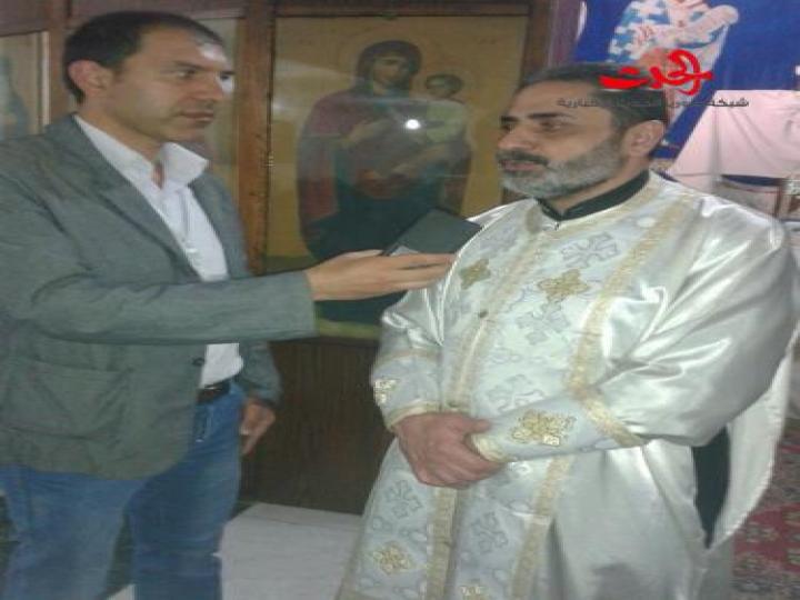 الإحتفال بذكرى سبت النور وقيامة يسوع المسيح في كنيسة أم النور في حي الأرمن بحمص