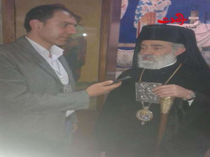 الإحتفال بذكرى سبت النور وقيامة يسوع المسيح في كنيسة أم النور في حي الأرمن بحمص