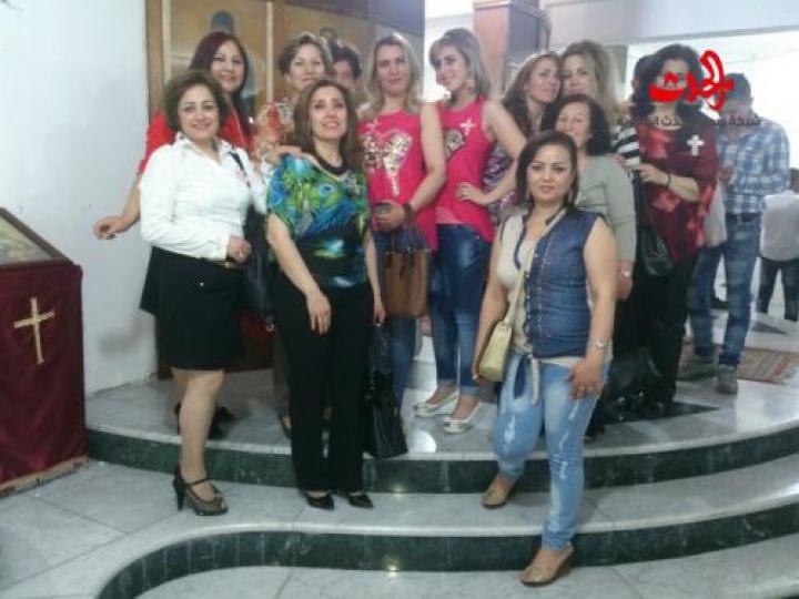 الإحتفال بذكرى سبت النور وقيامة يسوع المسيح في كنيسة أم النور في حي الأرمن بحمص