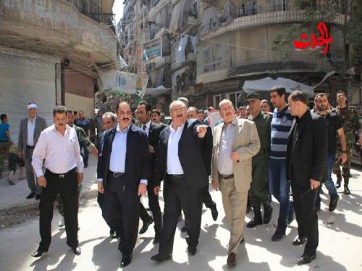 بتوجيه من الرئيس الأسد الهلال يتفقد جرحى الاعتداءات الإرهابية في مشافي حلب