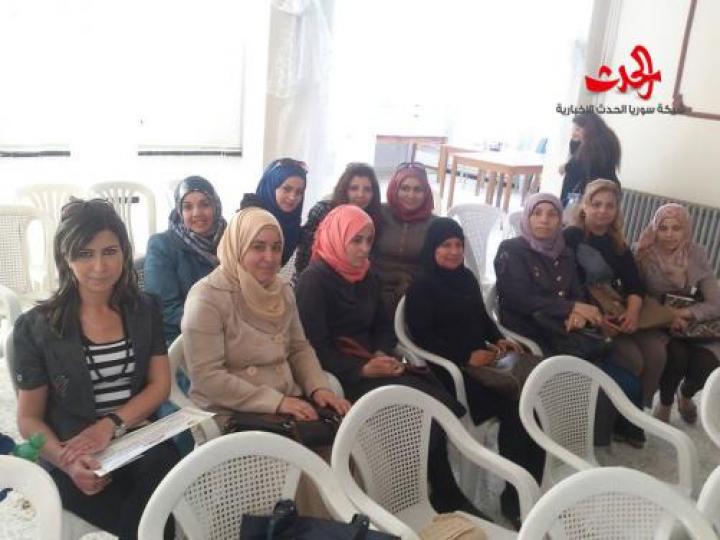 أدوار معلمة الروضة وواجباتها ندوة في الإتحاد النسائي بحمص