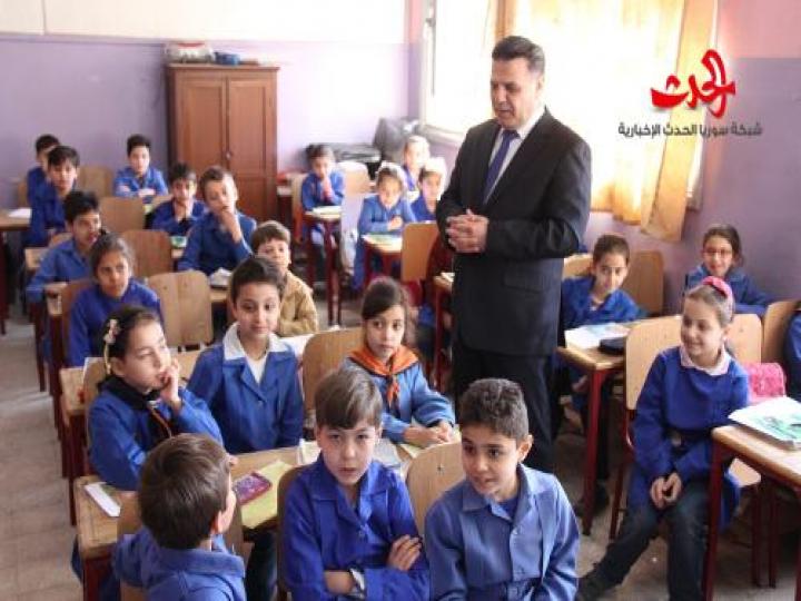 وزير التربية يتفقد سير الامتحانات الانتقالية