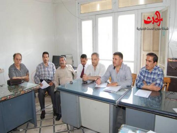 بحث الواقع المائي في حمص في حوار مفتوح مع مدير مؤسسة مياه حمص