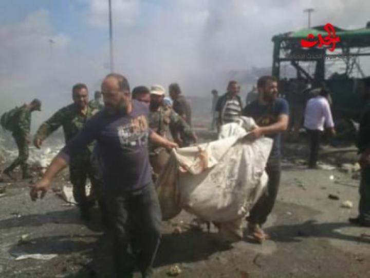 شهداء وجرحى في تفجيرات جبلة