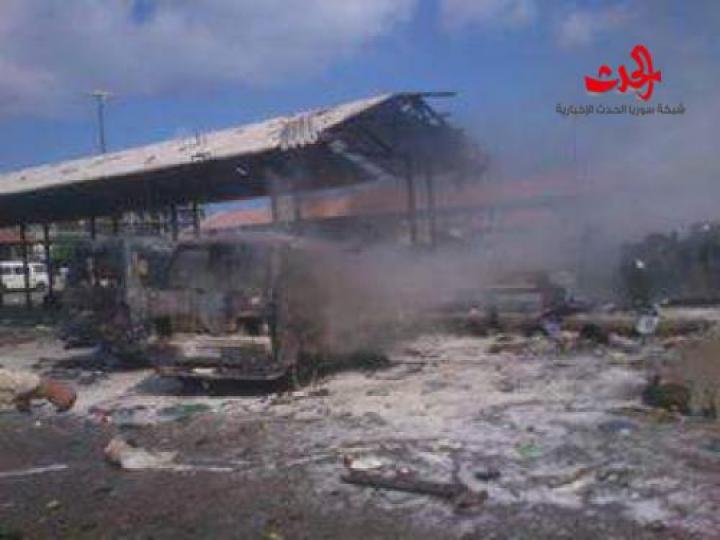 شهداء وجرحى في تفجيرات جبلة