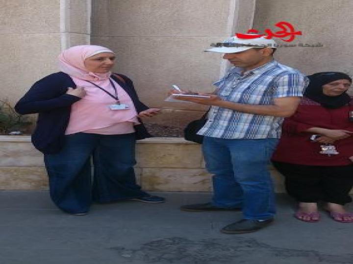 زراعة الأشجار في حديقة المركز الثقافي في حمص بمناسبة اليوم العالمي لمكافحة التصحر 