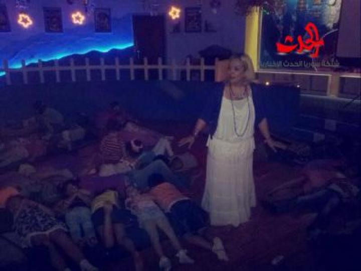 الماستر آ ن اسعد تشارك الاطفال في ورشة عمل الطاقة سعادة في فندق سفير حمص 