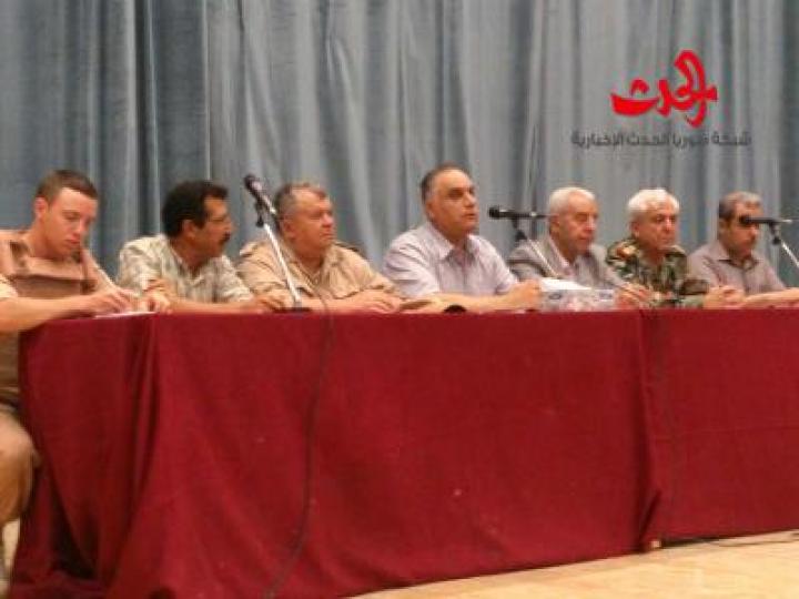 في حمص : لقاءات موسعة لاستكمال تشكيل اللواء الطوعي و فصائل الحماية الذاتية