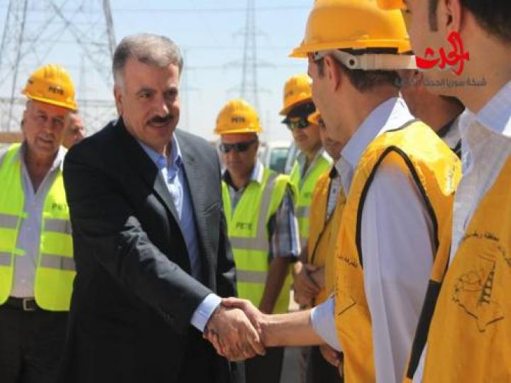 وزير الكهرباء &quot;خربوطلي&quot; 4 مليارات ليرة تكلفة خط توتر ضخم سيؤمن استقرار الشبكة 