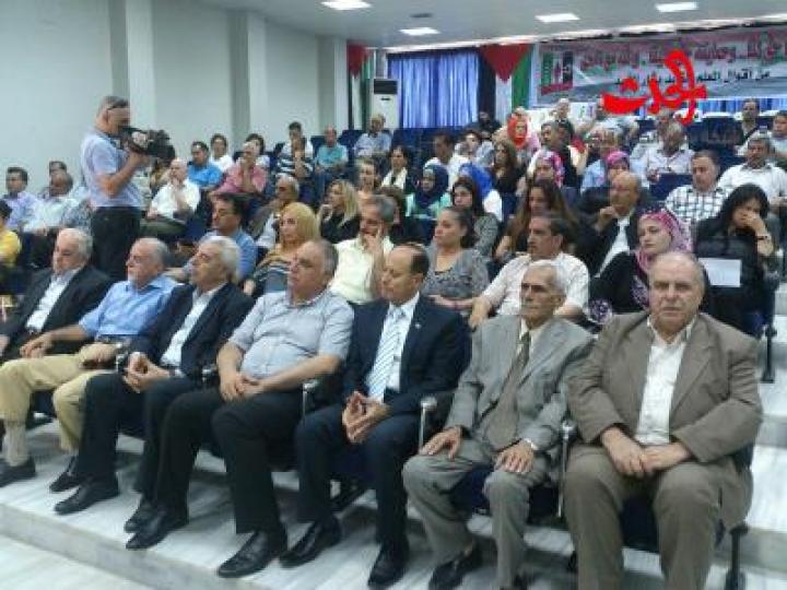 فرع اتحاد الصحفيين في حمص يقيم حفلا تأبينيا للإعلامي علي جمول بمناسبة مرور أربعين يوما على رحيله