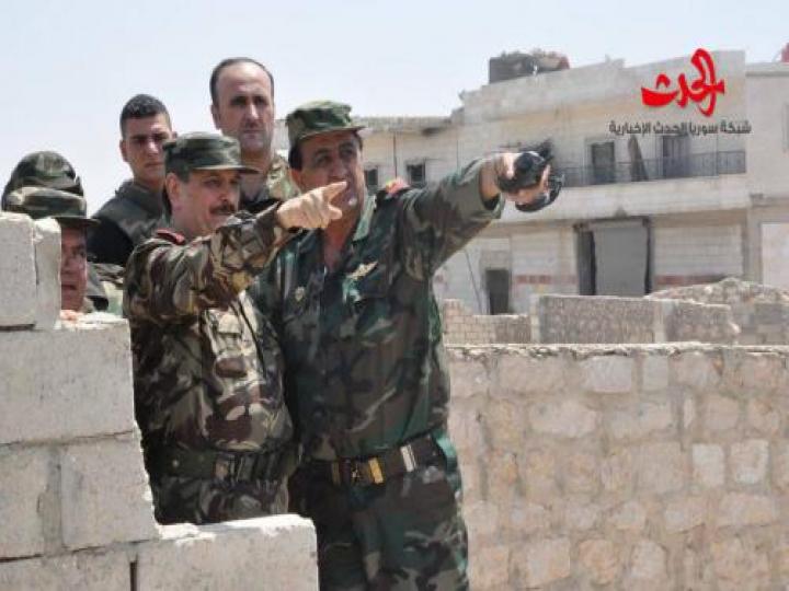 بتوجيه من السيد الرئيس وزير الدفاع في حلب 
