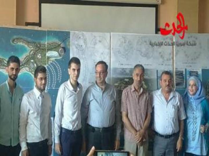 مشاريع تخرج لطلاب كلية العمارة في جامعة البعث 