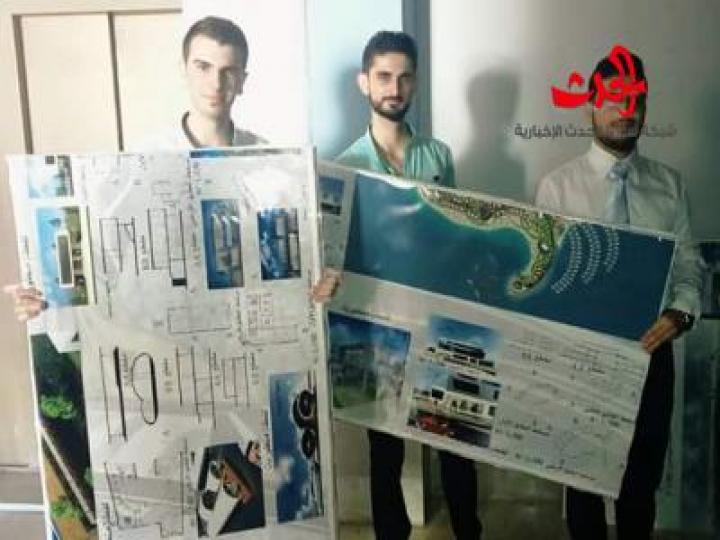 مشاريع تخرج لطلاب كلية العمارة في جامعة البعث 