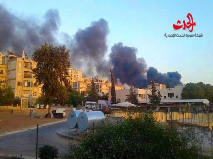 قصف مكثف على جيش الفتح و مجزرة في الحمدانية 