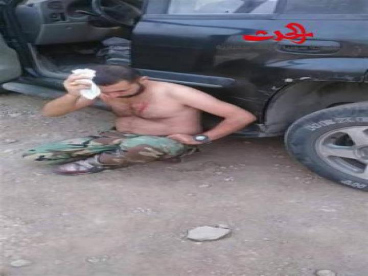 بالصور...محاولة إغتيال قائد فوج السحابات في حلب