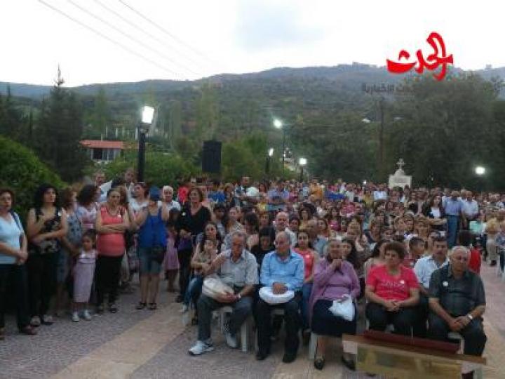  الإحتفالات تعم قرية قلاطية في منطقة وادي النضارة بمناسبة  عيد رقاد وانتقال العذراء 