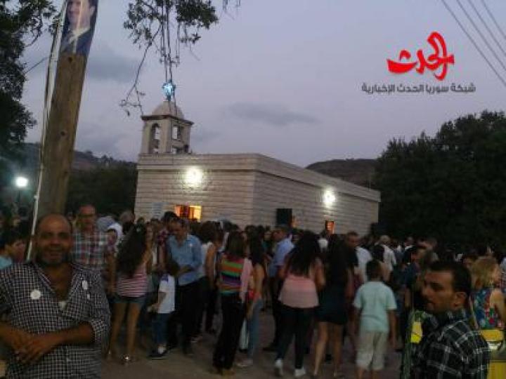  الإحتفالات تعم قرية قلاطية في منطقة وادي النضارة بمناسبة  عيد رقاد وانتقال العذراء 