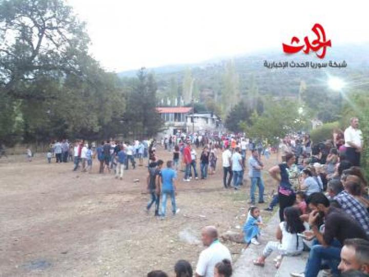  الإحتفالات تعم قرية قلاطية في منطقة وادي النضارة بمناسبة  عيد رقاد وانتقال العذراء 