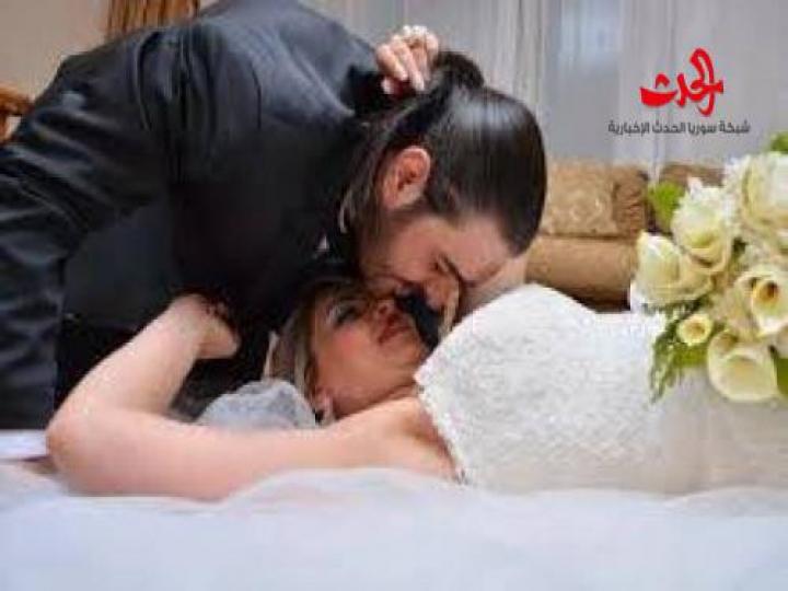 بالصور فنانة شهيرة تنشر صور ليلة دخلتها دخلتها قبلات واحضان مثيرة