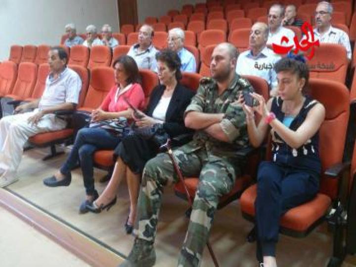 العلمانية بخصائص عربية : محاضرة للعميد الركن رجب ديب في ثقافي مرمريتا بحمص  