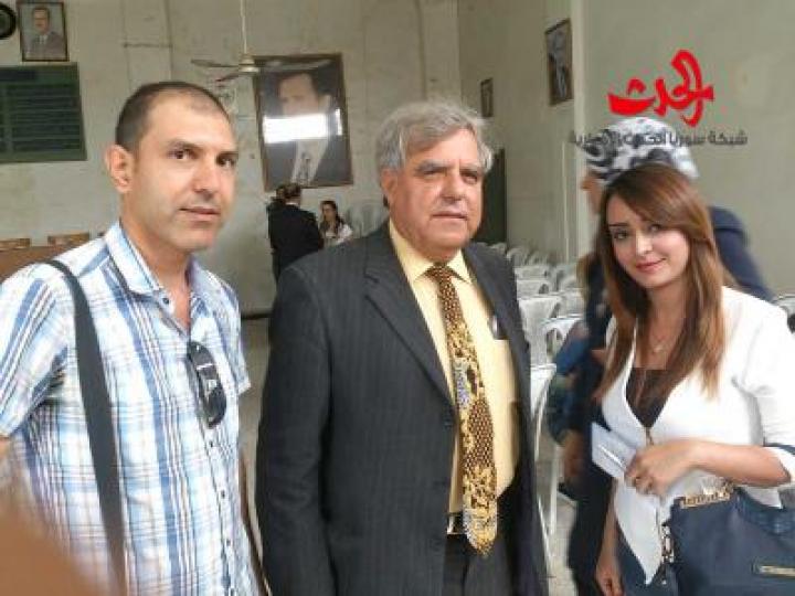 محاضرة في شعبة التربية بحمص من وحي انتصارات حرب تشرين 