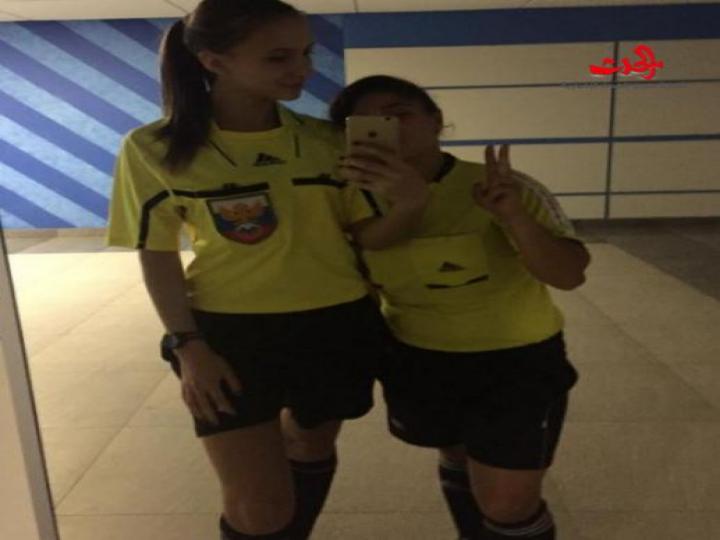 أجمل حكم كرة قدم نسائية روسية تشعل الإنترنت 