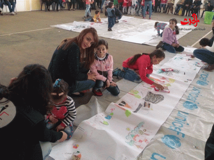 رجعت الشتوية &quot; فعالية دعم لأطفال الشهداء مقدمة من مؤسسة الشهيد في حمص