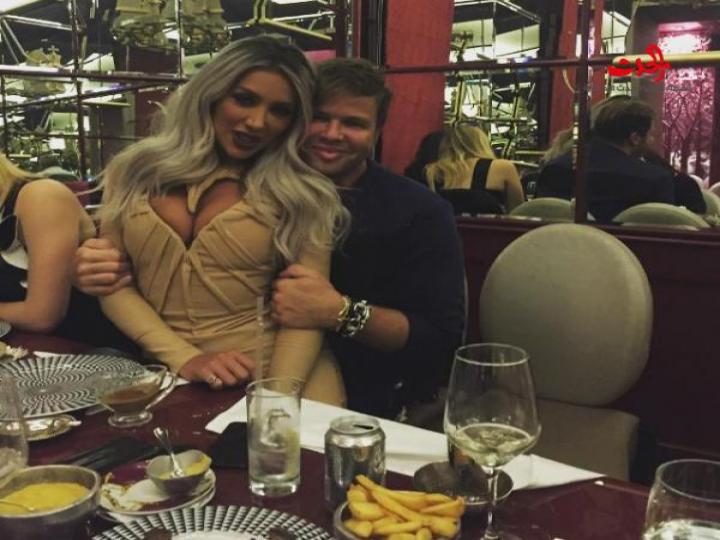 بالصور ...مايا دياب بأحضان رجل في عيد ميلادها!