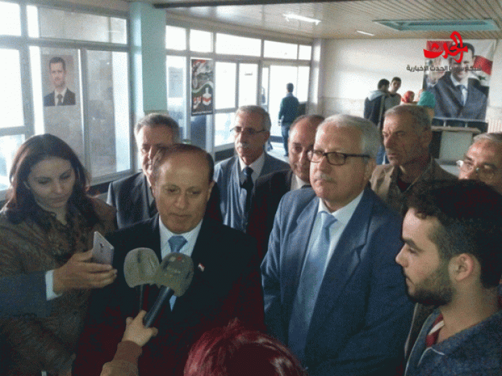 لقاءا تفاعليا بين فرع جامعة البعث لحزب البعث مع طلاب السنة الأولى لبعض الكليات 