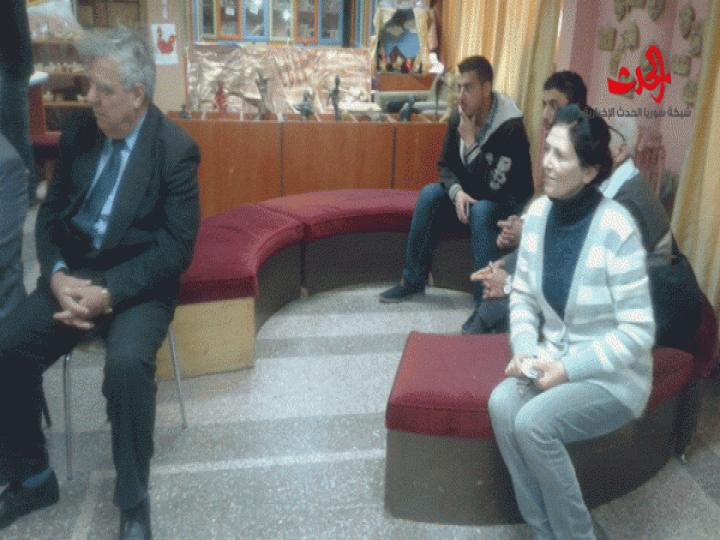       سورية رحم الحضارة ... محاضرة للدكتور علي صقر أحمد في ثقافي حمص 