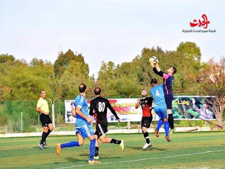 في دورة الوفاء الكروية تعادل مثير بين الإتحاد وحطين