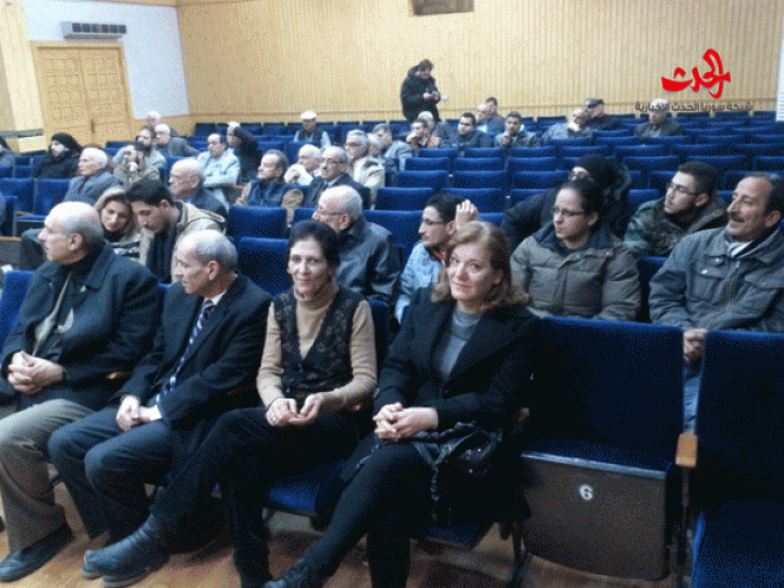 تدمر اليوم ... محاضرة للدكتورة ديالا بركات في ثقافي حمص 