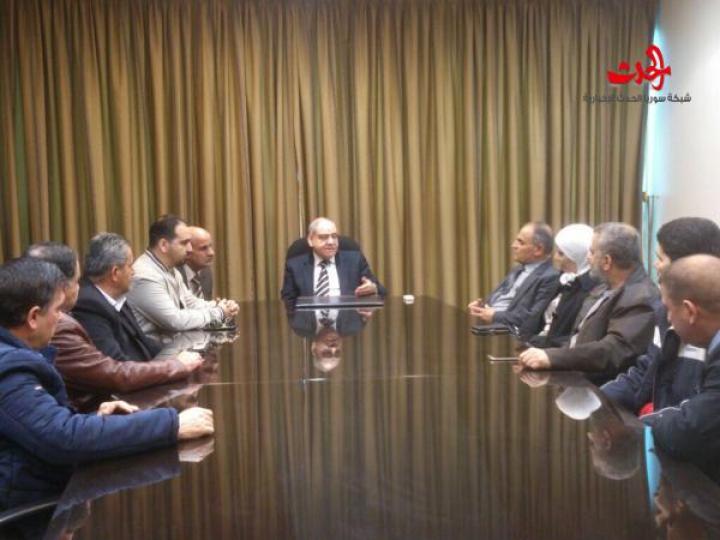 الأمين العام لحزب العهد الوطني يلتقي قيادة فرع ريف دمشق 