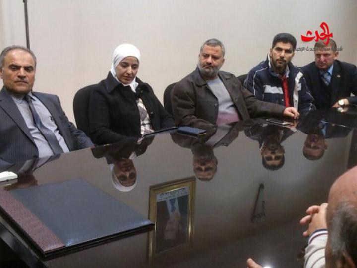 الأمين العام لحزب العهد الوطني يلتقي قيادة فرع ريف دمشق 