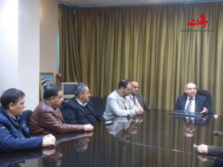 الأمين العام لحزب العهد الوطني يلتقي قيادة فرع ريف دمشق 