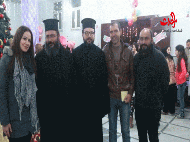 الإحتفالات بمناسبة عيد الميلاد ورأس السنة في كنيسة ام النور بحي الأرمن بحمص 