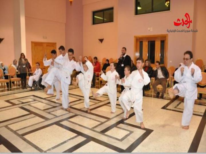 للمرة الأولى في تاريخ الرياضة السورية الحزام الأصفر لذوي الاحتياجات الخاصة بالكاراتيه وبطولة خاصة لهم قريباً