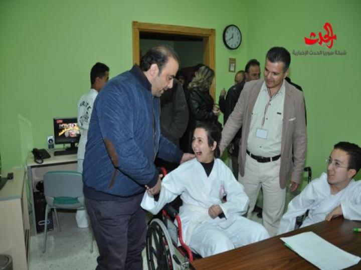 للمرة الأولى في تاريخ الرياضة السورية الحزام الأصفر لذوي الاحتياجات الخاصة بالكاراتيه وبطولة خاصة لهم قريباً