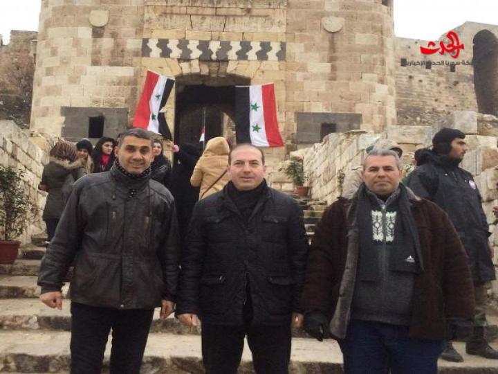 مسؤولي حلب إنجاز في العمل بوتيرة عالية