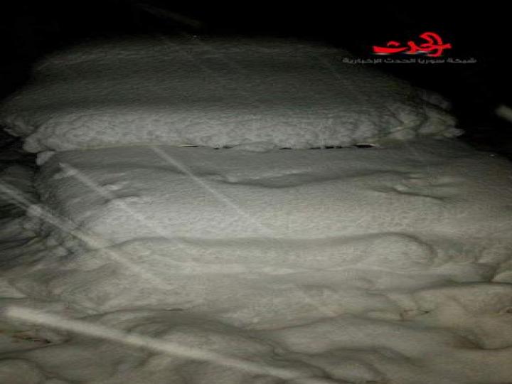 الأبيض ملأ مُعظم المُحافظات السورية في اليومين الماضيين