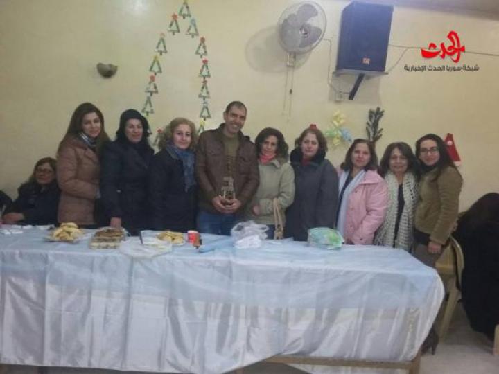 احتفالية الكرمس بمناسبة أعياد الميلاد وراس السنة في كنيسة مار شربل بحي الأرمن بحمص 