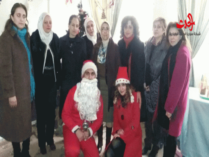      أطفال روضة طلائع البعث بحمص يحتفلون بعيد ميلاد السيد المسيح رسول المحبة والسلام 