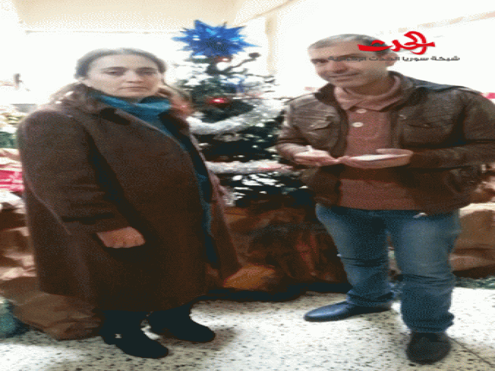      أطفال روضة طلائع البعث بحمص يحتفلون بعيد ميلاد السيد المسيح رسول المحبة والسلام 