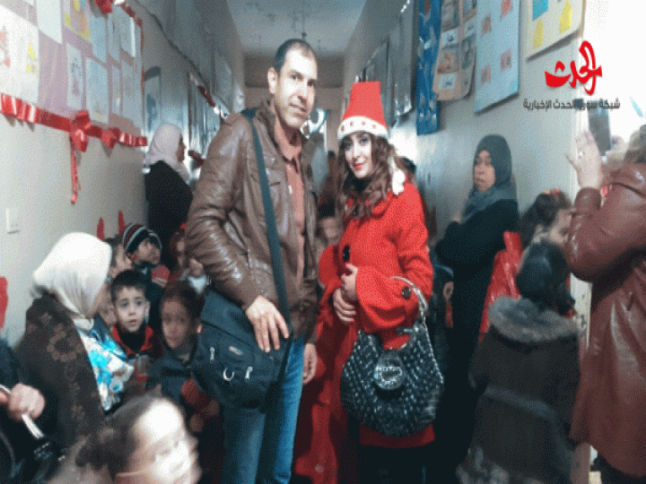      أطفال روضة طلائع البعث بحمص يحتفلون بعيد ميلاد السيد المسيح رسول المحبة والسلام 