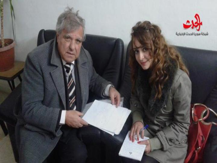 محاضرة العميد الركن رجب ديب في معهد خربة التين نورحول المرأة ونضالها 