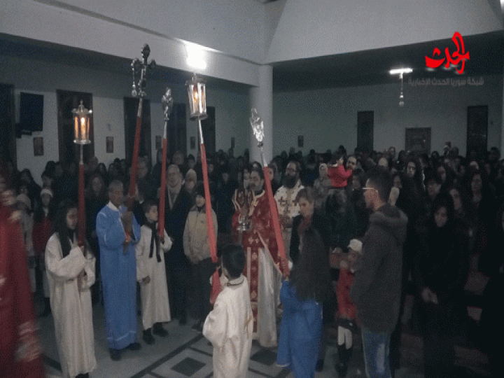              الإحتفالات بميلاد السيد المسيح تعم أحياء حمص 