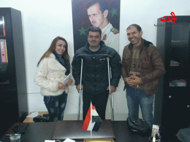     العقيد الجريح ياسر الشاويش رئيس جمعية صامدون رغم الجراح ... هدفنا مساعدة جرحى الحرب في كل سورية 